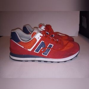 New Balance 574 Team Red Navy Blue White Sneakers ML574SP2 size 10